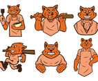 Free Raccoon Mascot Vector