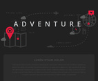Travelling and Rappel Equipment Illustration
