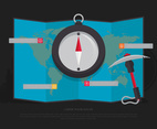 Travelling and Rappel Equipment Illustration