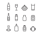 Outlined Decanters