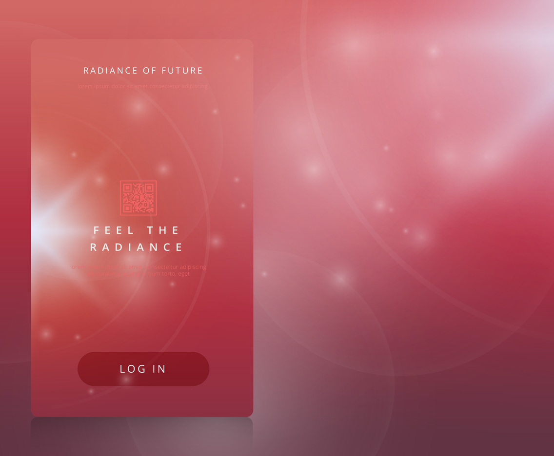 Radiance Vector Background, Editable Template