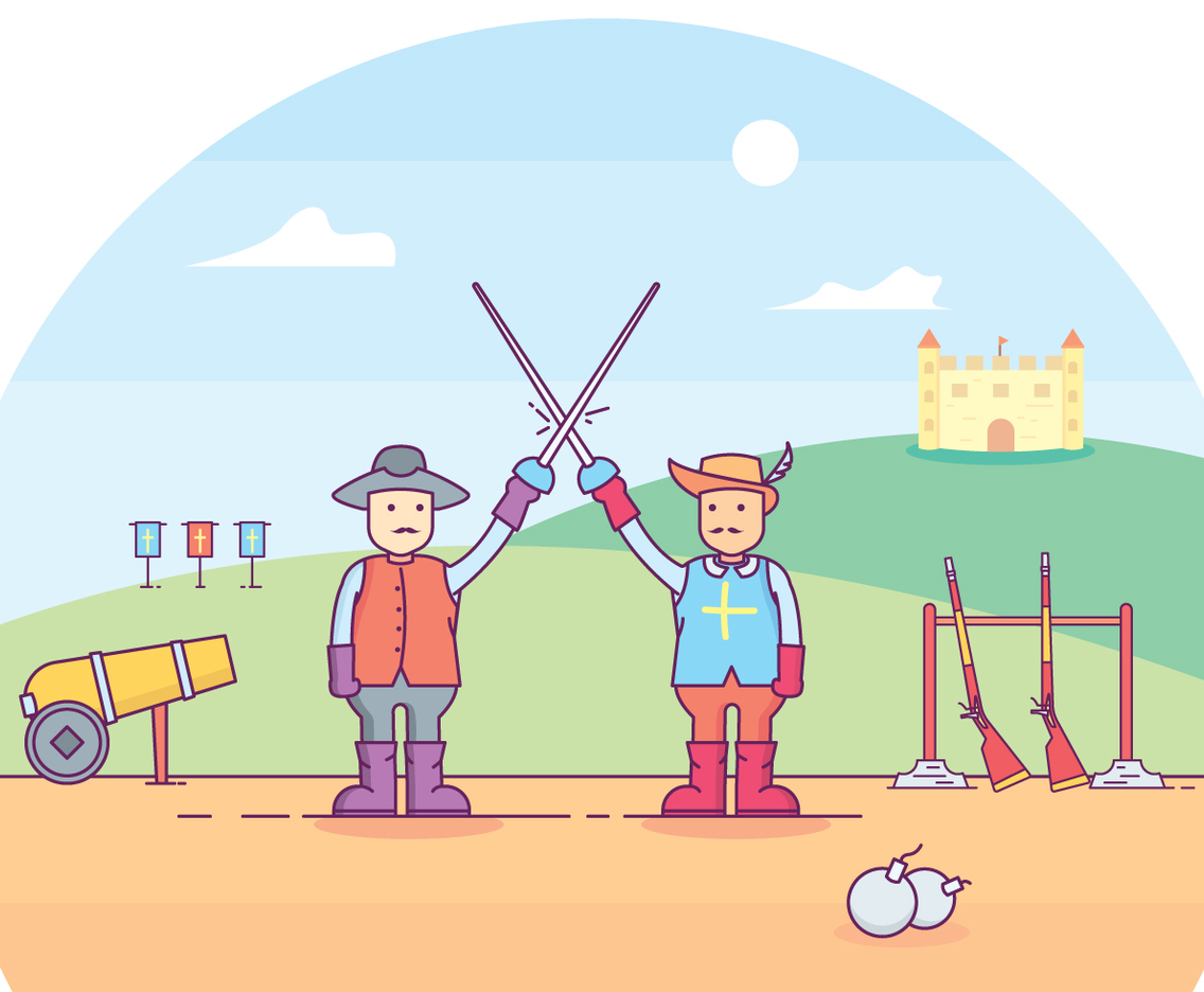 Two Musketeers