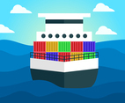 Shipyard Background Vector