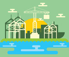 Shipyard Illustration