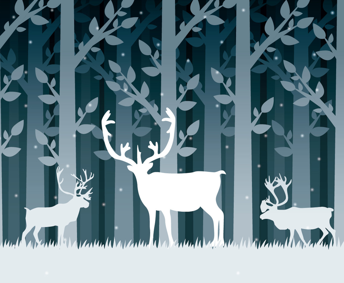 Snow Caribou