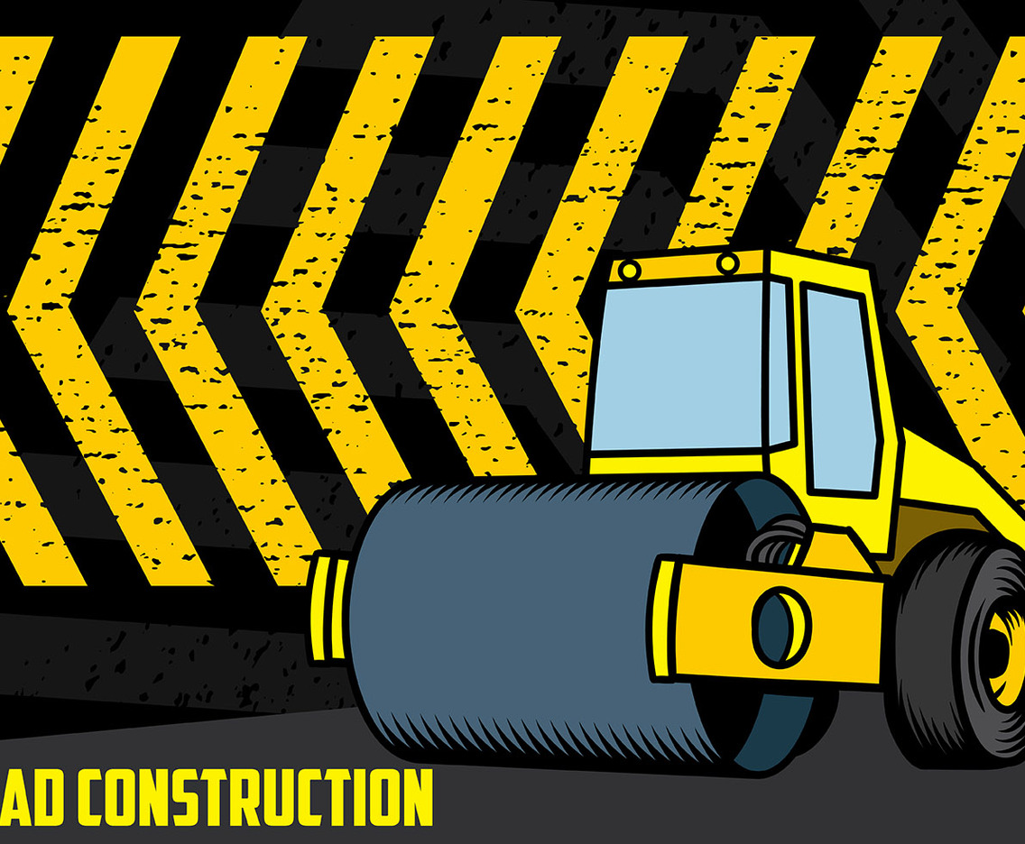 Steamroller Vector