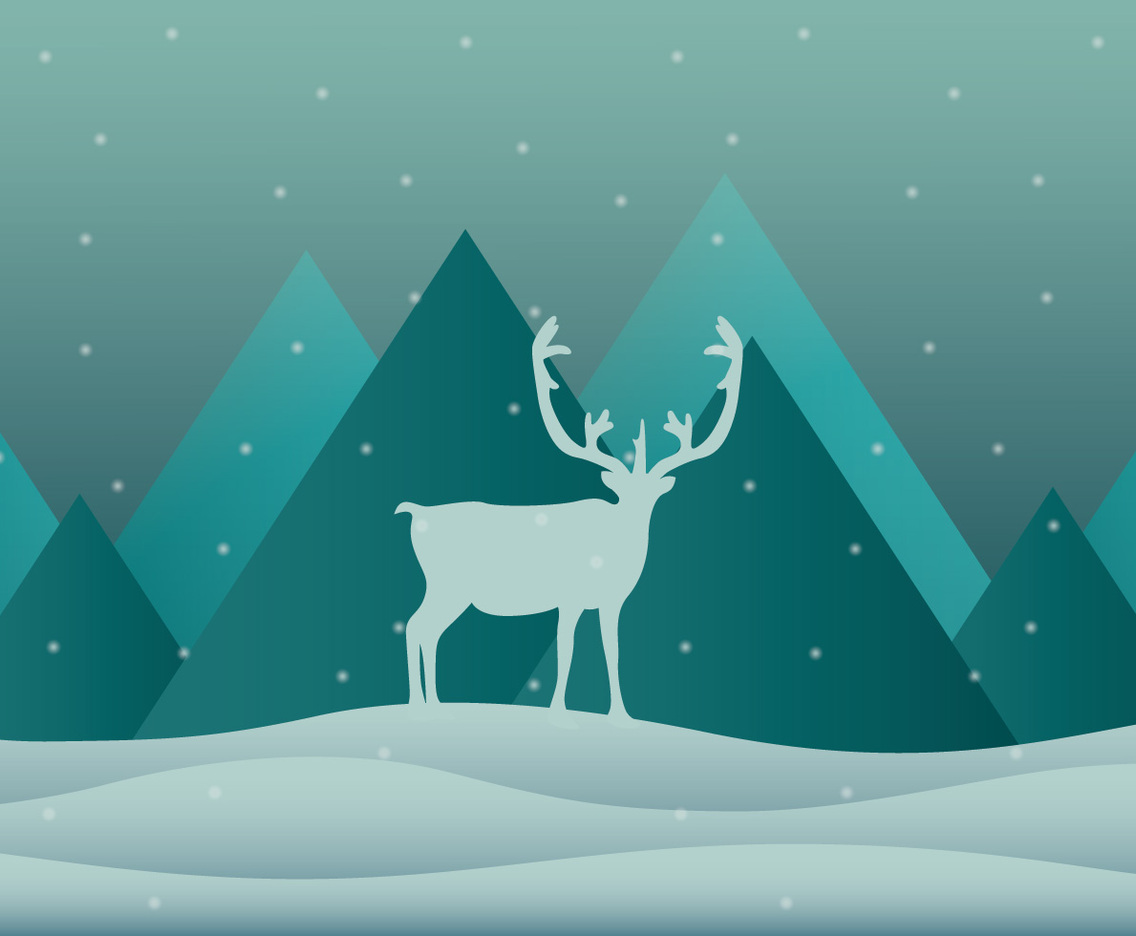 Snow Caribou