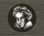 Bethoven lithograph