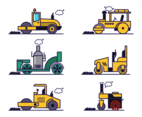 Steamroller Vector