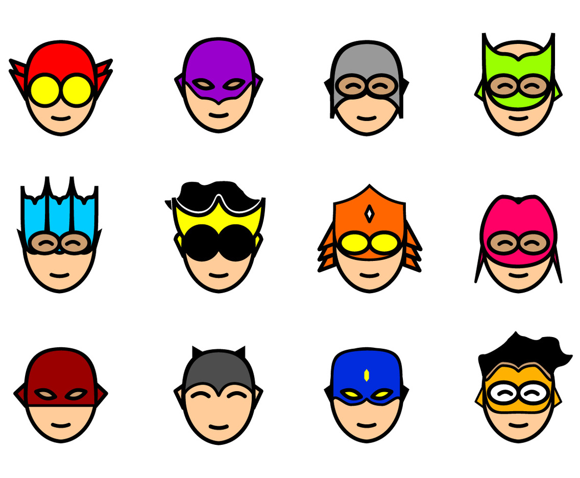 Super Heroes Mask