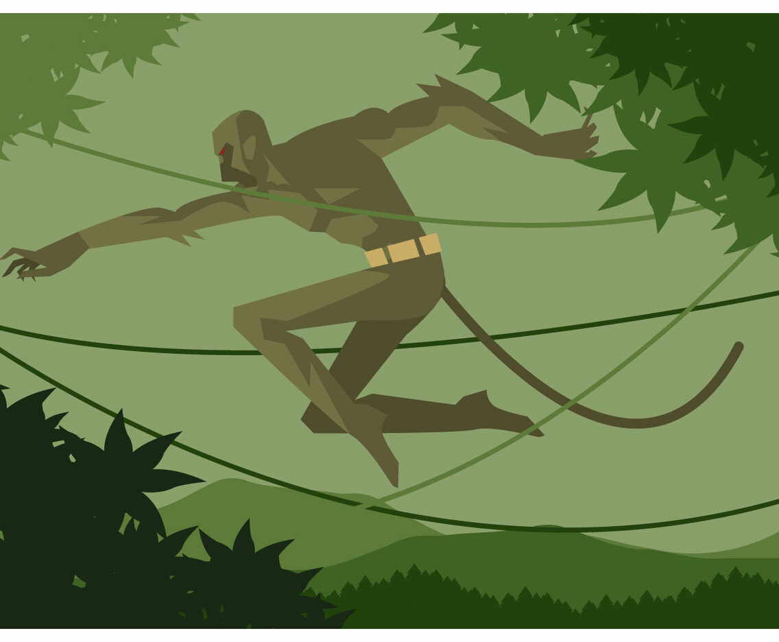 Monkey Boy Vector