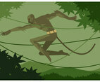 Monkey Boy Vector