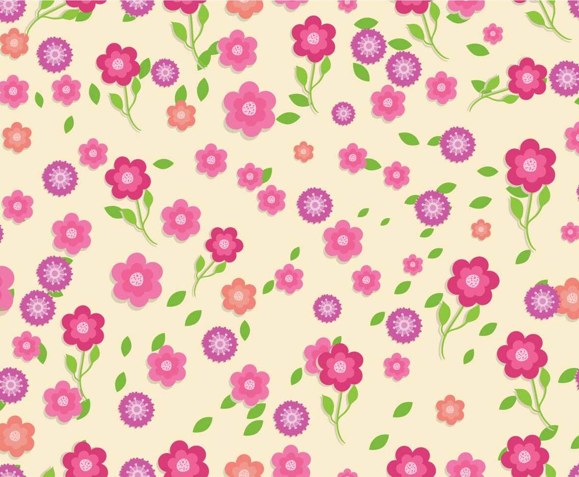 Ditsy vector background