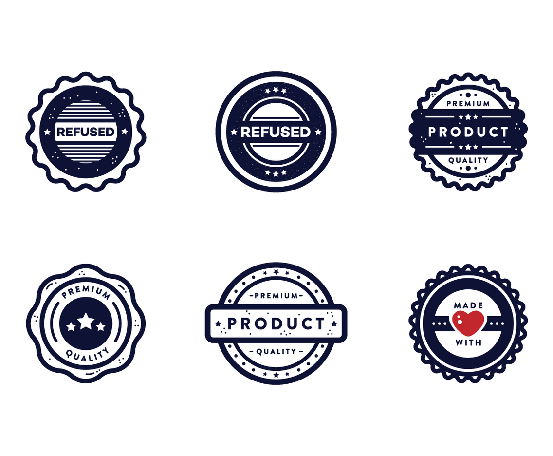 Free Cachet Vector