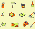 Street Art Icons Vector Collection