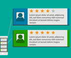 Testimonial flat vector