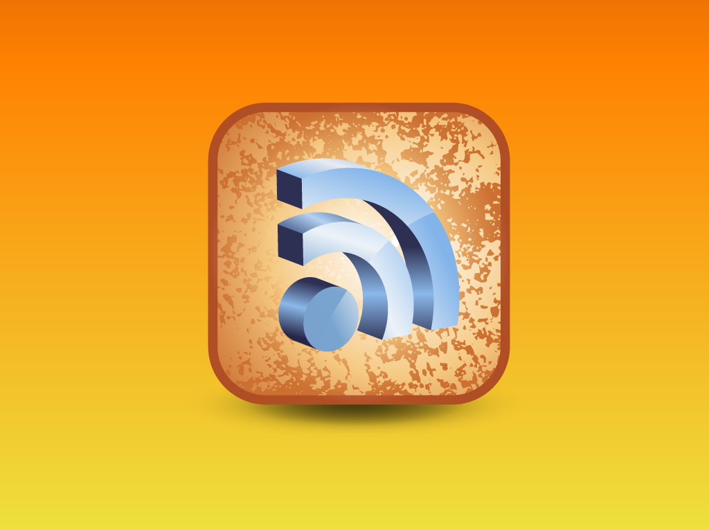RSS 3D Icon