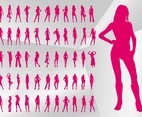 Sexy Model Silhouettes