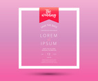 Save The Date, Wedding Invitation Template