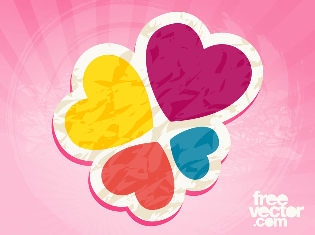 Hearts Sticker