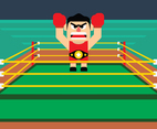 Boxer Holding Championship Belt
