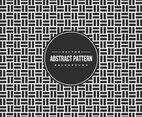 Black and White Tiled Geometric Pattern Background