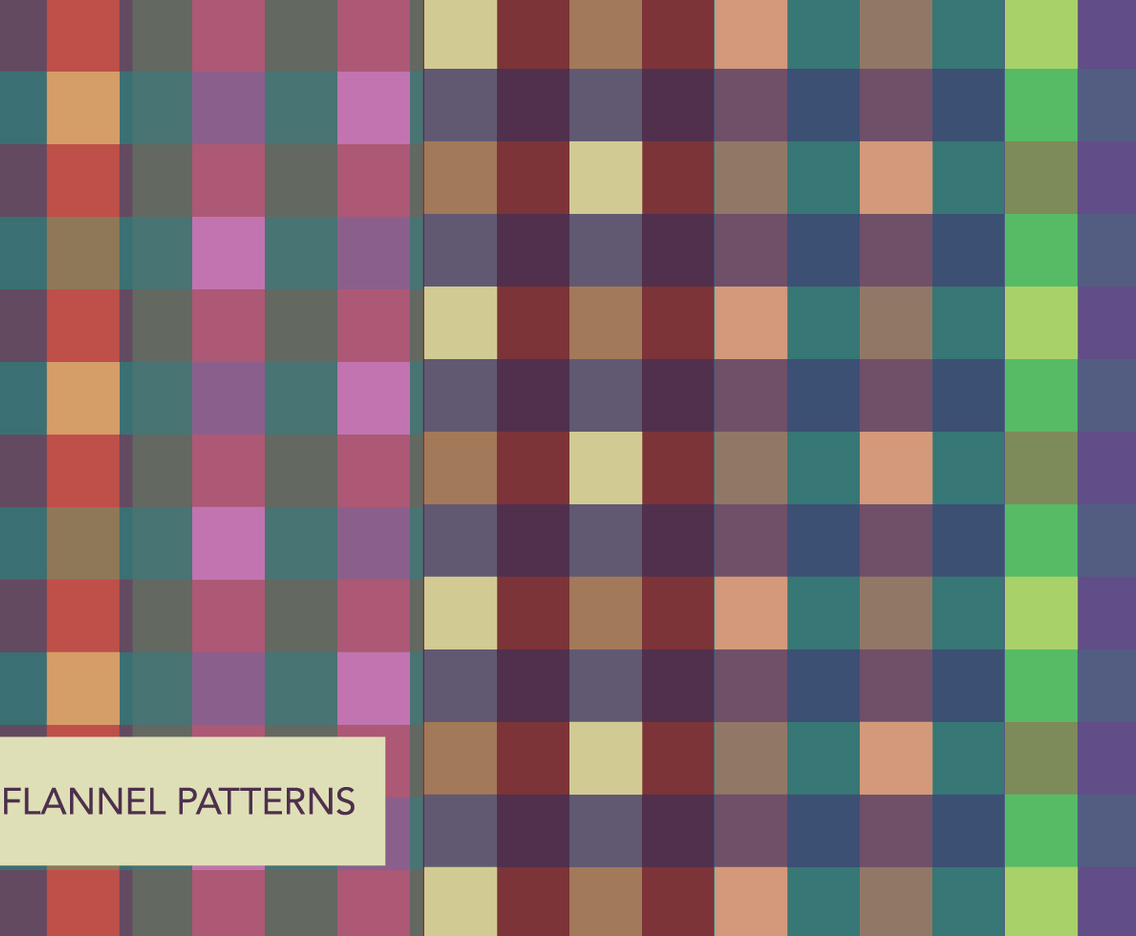 Colorful Flannels