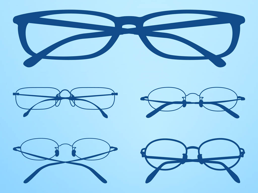 Glasses Frames Vectors Set 
