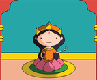 Hindu Goddes Lakshmi