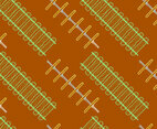 Free Rope Ladder Seamless Pattern Vector Illustration