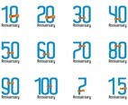 Anniversary Vector Number