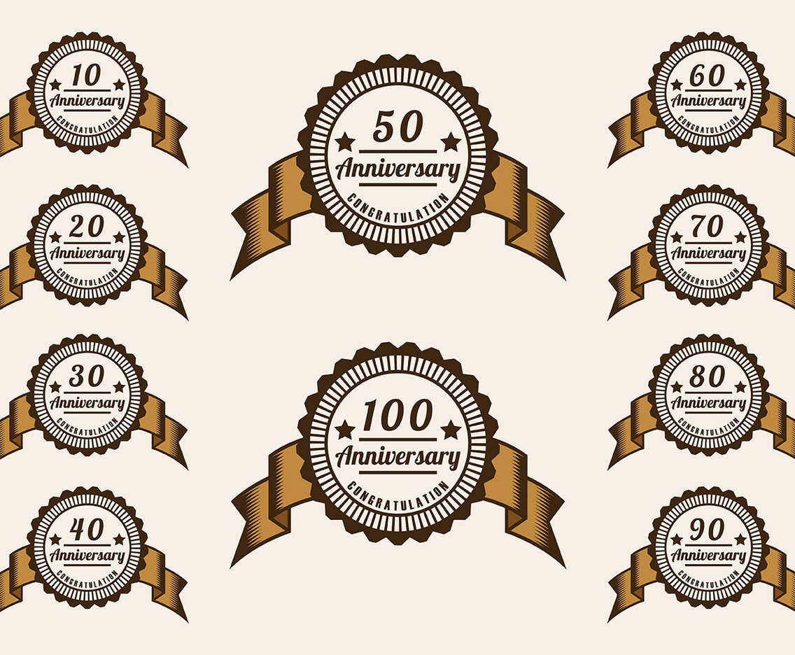Anniversary Vector