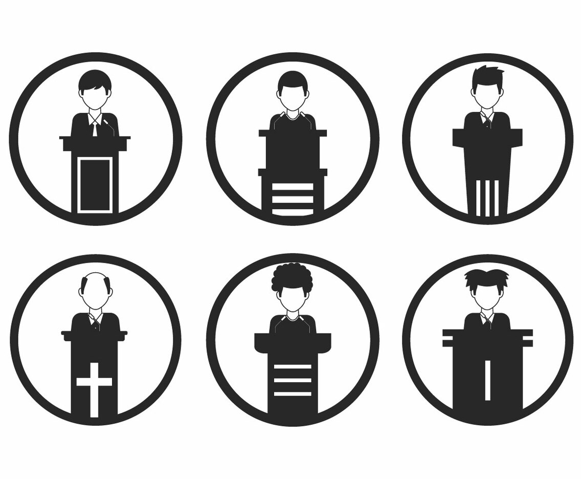 Lectern vector
