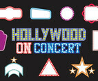 Hollywood Sign Lights