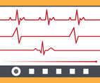 Flatline vector