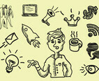 Storytelling Handrawn Icon
