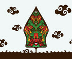 Illustration Of Gunungan Wayang