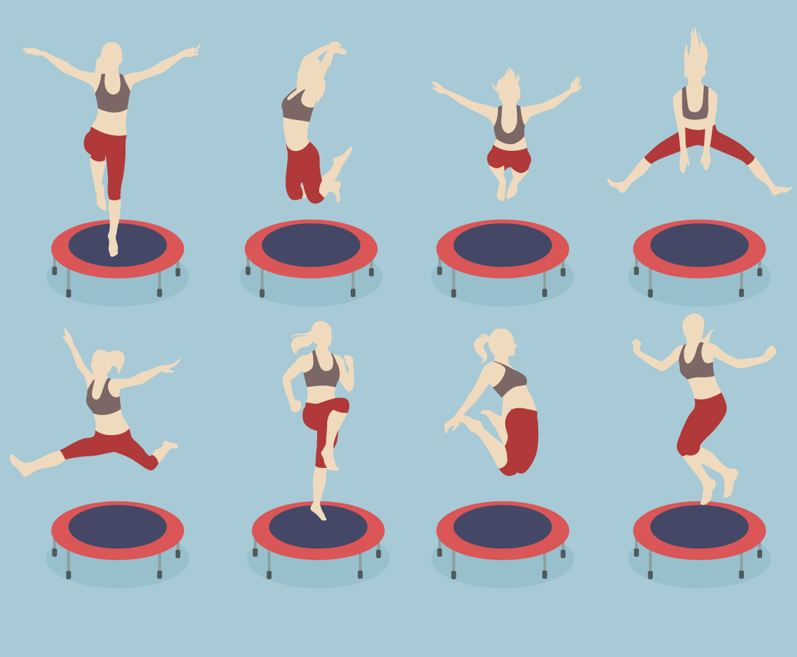 Trampoline Vector
