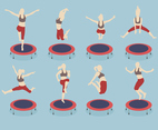 Trampoline Vector