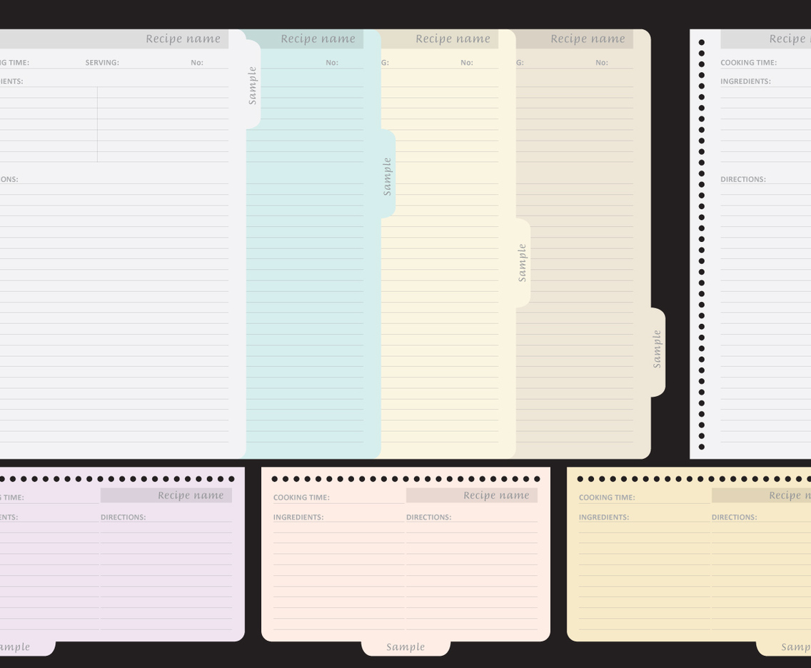 Recipe Templates