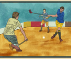 Floorball Player