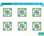 Sudoku Free Vector Pack Vol. 36