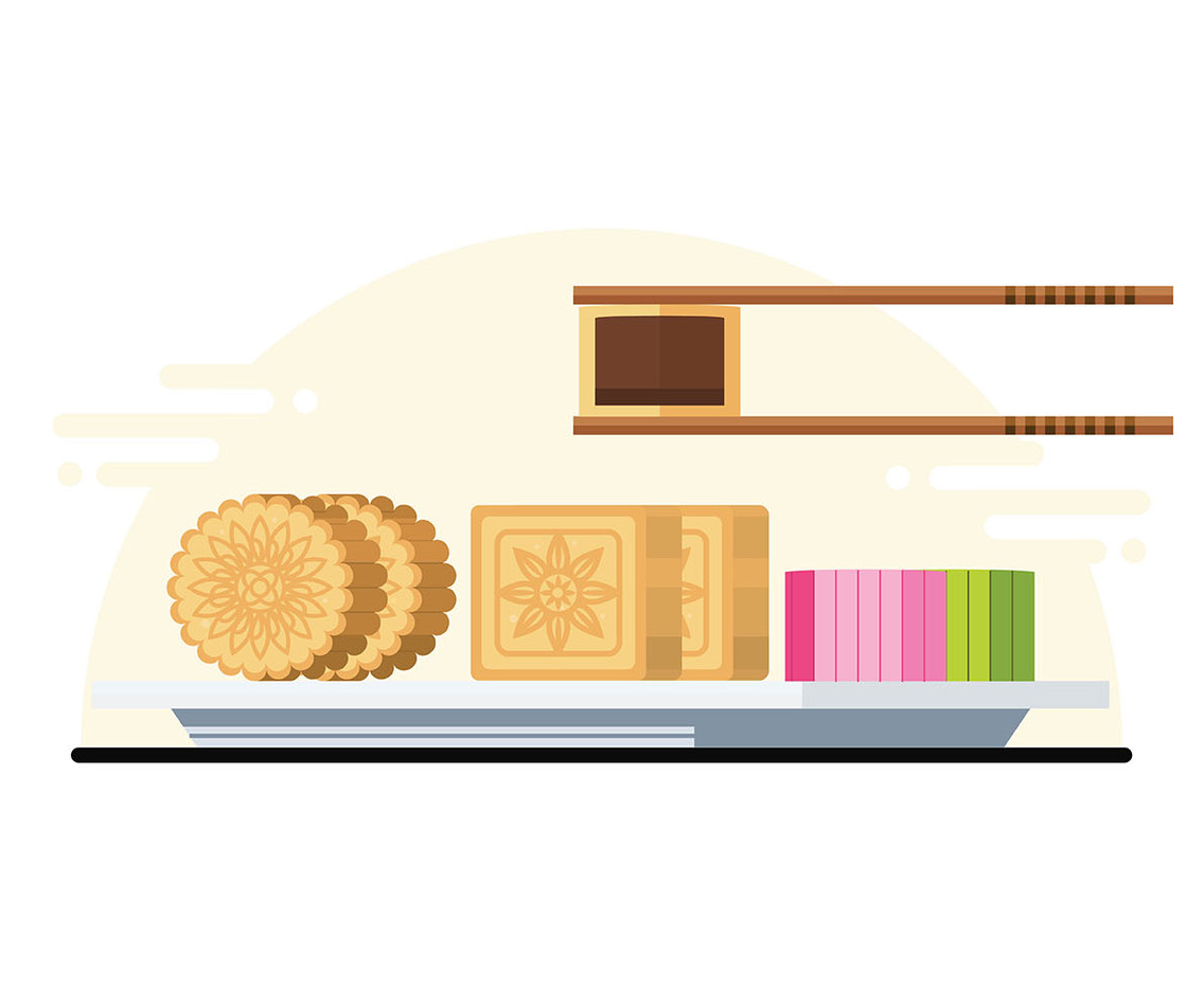Mooncake Illustration
