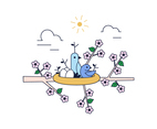 Free Bird Family Vector