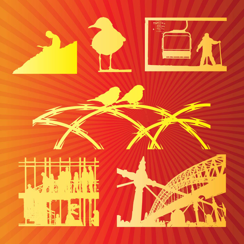 Cool Vector Silhouette Graphics