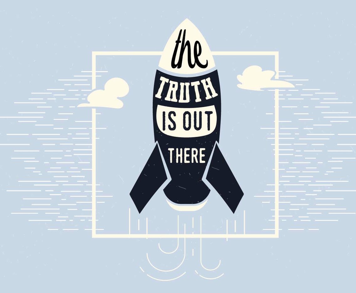Truth is Out There Vector