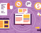Free Flat Design Vector Web Elements