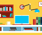 Free Flat Design Vector Room
