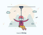 Zipline Vector