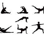 Pregnancy Yoga Sillhouette